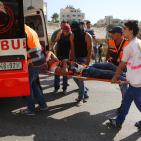 اصابات بمواجهات شمال البيرة في يوم الغضب