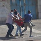 اصابات بمواجهات شمال البيرة في يوم الغضب