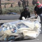 مواجهات حاجز حوارة جنوب نابلس في جمعة الغضب