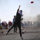 مواجهات اليوم السبت قرب حاجز قلنديا و شمال البيرة