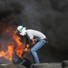 مواجهات اليوم السبت قرب حاجز قلنديا و شمال البيرة