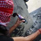 مواجهات اليوم السبت قرب حاجز قلنديا و شمال البيرة