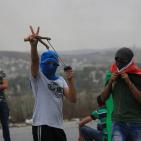 مواجهات حاجز حوارة جنوب نابلس الجمعه 23/10/2015