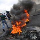 اصابة مصور راية ومواجهات شمال مدينة البيرة