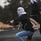 اصابة مصور راية ومواجهات شمال مدينة البيرة