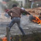 اصابة مصور راية ومواجهات شمال مدينة البيرة