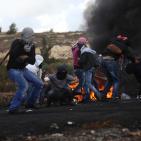 اصابة مصور راية ومواجهات شمال مدينة البيرة