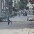 مواجهات جسر حلحول في الخليل