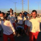 المواجهات قرب حاجز بيت حانون 