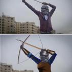 الفنانه زغلول جسدها هناك وروحها في فلسطين ىلارؤ والمقاوم في مخيلتها