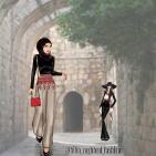 الفنانه زغلول جسدها هناك وروحها في فلسطين ىلارؤ والمقاوم في مخيلتها