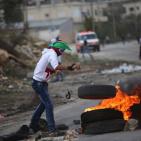 مواجهات قرب سجن عوفر غرب رام الله اليوم الثلاثاء