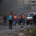 مواجهات قرب سجن عوفر غرب رام الله اليوم الثلاثاء