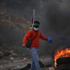 مواجهات قرب سجن عوفر غرب رام الله اليوم الثلاثاء