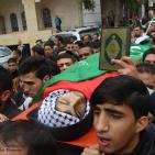 بالصور: الآلاف يشيعون الشهيد ابراهيم اسكافي بالخليل