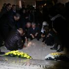 إضاءة شموع على ضريح الشهيد ياسر عرفات في ذكرى استشهاده