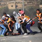 مواجهات على المدخل الشمالي لمدينة البيرة