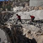 بالصور: الاحتلال يفجر منزل الاسير معاذ حامد في سلواد شرق رام الله