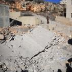 بالصور: الاحتلال يفجر منزل الاسير معاذ حامد في سلواد شرق رام الله