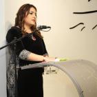 اطلاق الكاتبه إيمان زياد، كتابها 'شامة بيضاء' في متحف محمود درويش بمدينة رام الله.