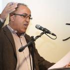 أمسية شعرية للشاعرين عبلة جابر وعقبة فالح، في متحف محمود درويش في مدينة رام الله.