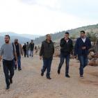 جولة لصحفيين في قرية وادي فوكين بمحافظة بيت لحم