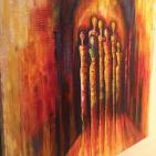 صدى القدس يتجسد في لوحات الفنانه زهى صلاح الدين