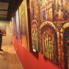 صدى القدس يتجسد في لوحات الفنانه زهى صلاح الدين