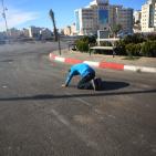 مواجهات على المدخل الشمالي لمدينة البيرة