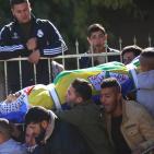 تشييع جثمان الشهيد عبد الرحمن البرغوثي في بلدة عابود غرب رام الله