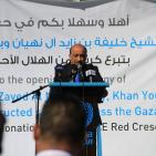 افتتاح مشروع الحي السكني بخانيونس جنوب قطاع غزة