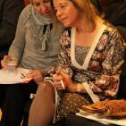 المحاضرة المكسيكية د. سيلفانا رابينوفيتش تقدم  ندوة عن خطبة  الهندي الاحمر للشاعر محمود درويش