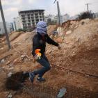 مواجهات على المدخل الشمالي لمدينة البيرة