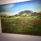 الفنان تقي سباتين ينظم معرض الارض المقدسة في البيرة