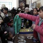 نابلس: مدرسة الشيخ محمد تفاحة للبنات تفتتح البازار البيئي المدرسي بمركز حمدي منكو