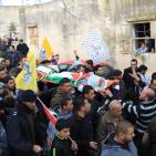 بالصور: تشييع جثمان الشهيدة سماح عبد المؤمن في قرية عمورية جنوب نابلس