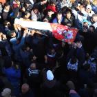 تششيع جثمان الشهيد نشأت جمال عصفور في بلدة سنجل قرب رام الله