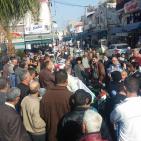 وقفة في طولكرم تنديدا بإغتيال سمير القنطار