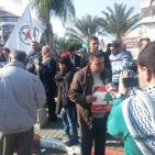 وقفة في طولكرم تنديدا بإغتيال سمير القنطار