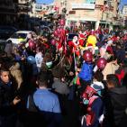 بابا نويل اليوم في مدينة رام الله