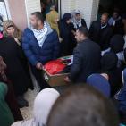 تشييع جثمان الشهيدة مهدية حماد في بلدة سلواد قرب رام الله