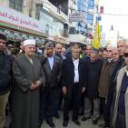 ايقاد شعلة الانطلاقة ال 51  وسط مدينة قلقيلية