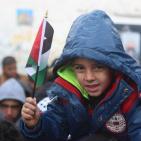 تشييع جثمان الشهيد عز الدين رداد في قرية صيدا بمدينة طولكرم