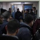 لحظة وصول جثمان الشهيدة أشرقت قطناني إلى مستشفى رفيديا الحكومي بنابلس