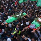 تشييع جثماني الشهيدين أنس حماد ومحمد عياد في سلواد