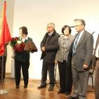 تكريم  المناضله  عايشه عودة عن كتابها  احلام  الحريه  في متحف درويش