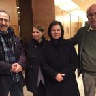 تكريم  المناضله  عايشه عودة عن كتابها  احلام  الحريه  في متحف درويش