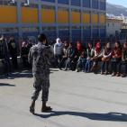 نادي جبل النار يزور مركز الدفاع المدني في مخيم بلاطة شرقي نابلس