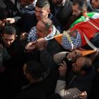 أهالي نابلس يشيعون جثمان الشهيد هيثم ياسين