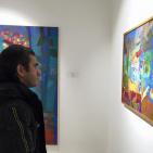 ستة فنانيين  يعرضون رسوماتهم في غاليري زاوية في البيره